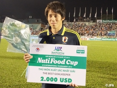 U-19日本代表　U-19国際フットボールトーナメントNutifood Cup 2014 第3戦結果