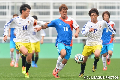 U-19日本代表とトレーニングマッチを行う