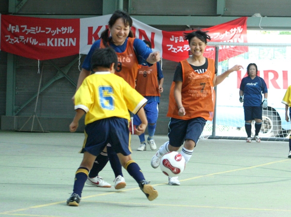 JFAファミリーフットサルフェスティバル2009 with KIRIN スペシャルステージ in 宮城　7月26日にかんぽの宿　松島で開催