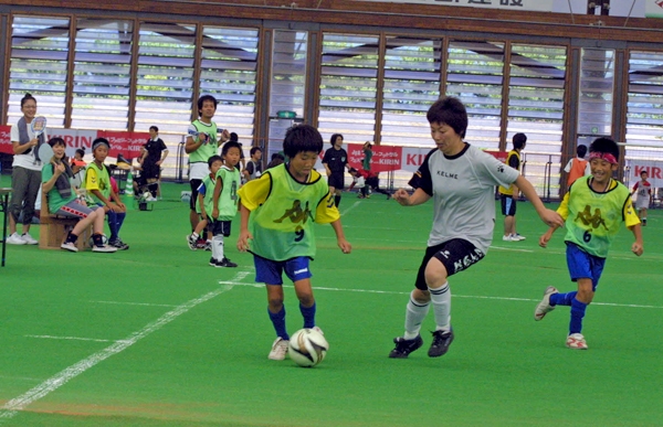 JFAファミリーフットサルフェスティバル2008 with KIRIN スペシャルステージ in 島根　8月10日に出雲健康公園出雲ドームで開催