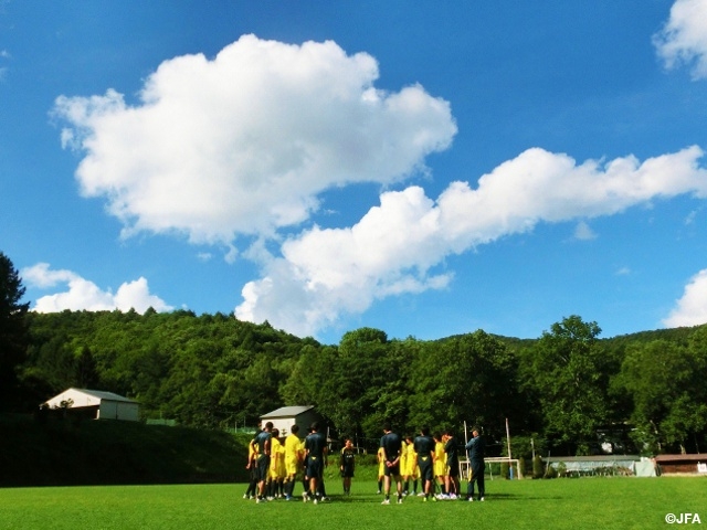 U-16 Japan National Team domestic training camp report in Sugadaira, Nagano (8/18)