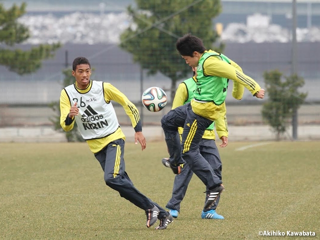 U-15日本代表候補　西日本キャンプ最終日、紅白戦を実施