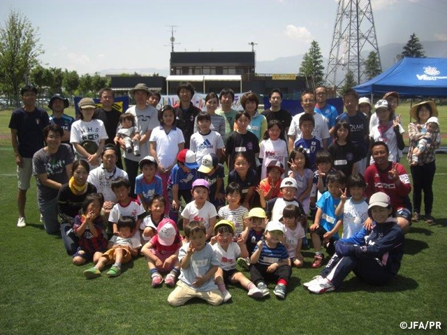 JFAキッズ（U-6/8/10）サッカーフェスティバル 山梨県北杜市の白州総合グランドに、139人が参加！