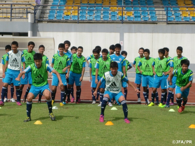 U-15日本代表　タイ遠征始動