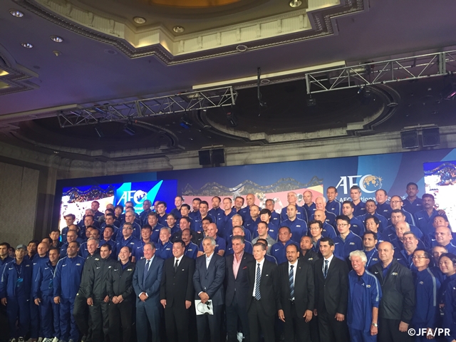 Technical Director SHIMODA and Coach HALILHODZIC attend 1st AFC Conference for National Team Coaches