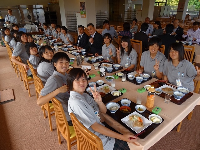 裾野市長との昼食会　～JFAアカデミー福島 ダイアリー～