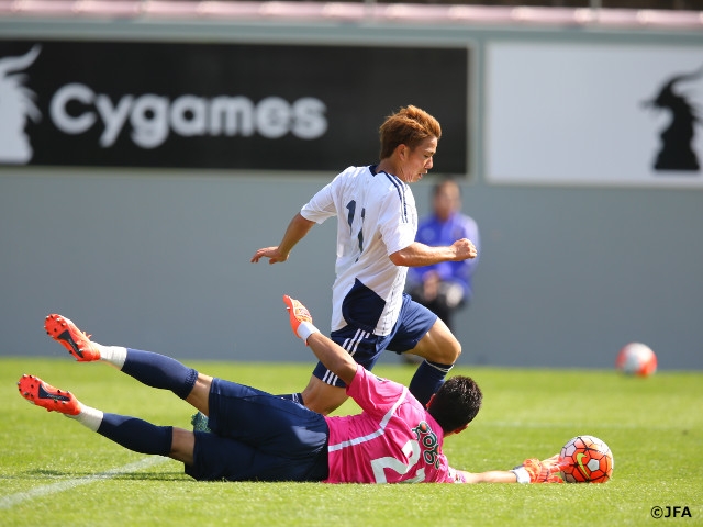 U-22 Japan National Team short-listed squad wrap up training camp with 7-0 win over Sagan Tosu