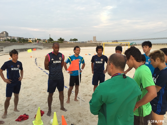 Japan Beach Soccer National Team short-listed squad in Hyogo Camp (6/15)