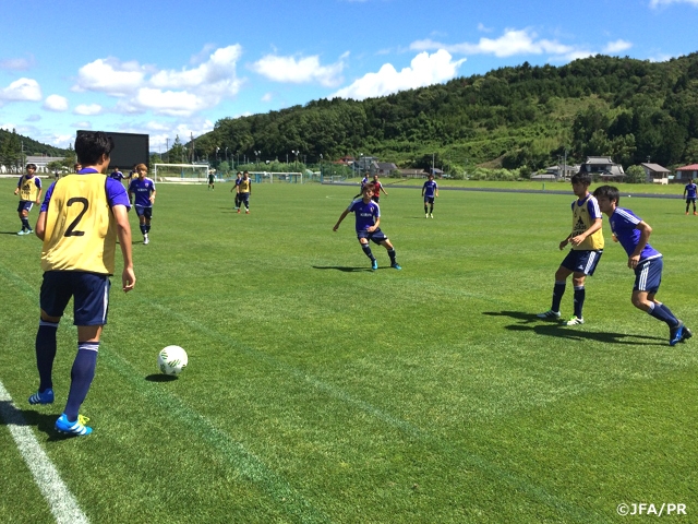 U-19 Japan National Team short-listed squad visit area affected by Great East Japan Earthquake
