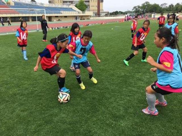 JFAガールズサッカーフェスティバル 茨城県ひたちなか市のひたちなか市総合運動公園陸上競技場に、434人が参加！