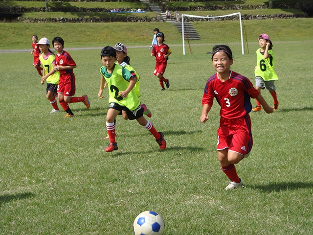 JFAレディース／ガールズサッカーフェスティバル 長野県安曇野市の安曇野市営牧運動場に、147人が参加！