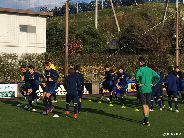 日本女子代表候補 トレーニングキャンプ2日目