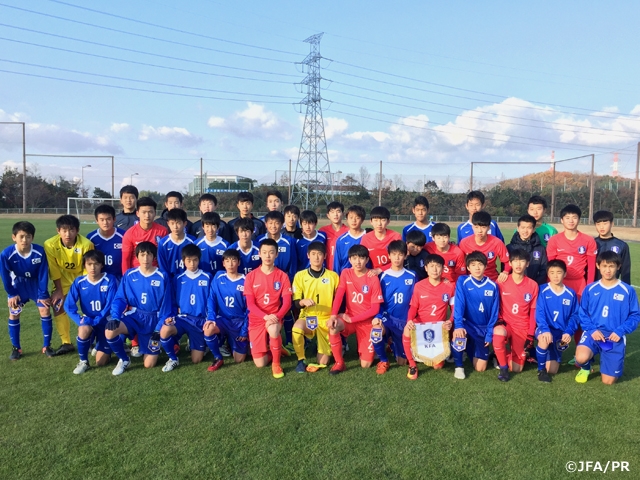 JFAエリートプログラムU-13 トレーニングキャンプ（JOC日韓競技力向上スポーツ交流事業）　活動報告②