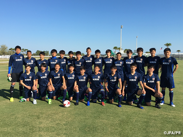 U-17日本代表、FIFA U-17ワールドカップインド2017へ向けてアメリカ遠征を開始