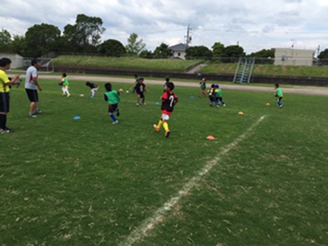 JFAキッズ（U-6）サッカーフェスティバル 三重県熊野市の山崎運動公園に、62人が参加！