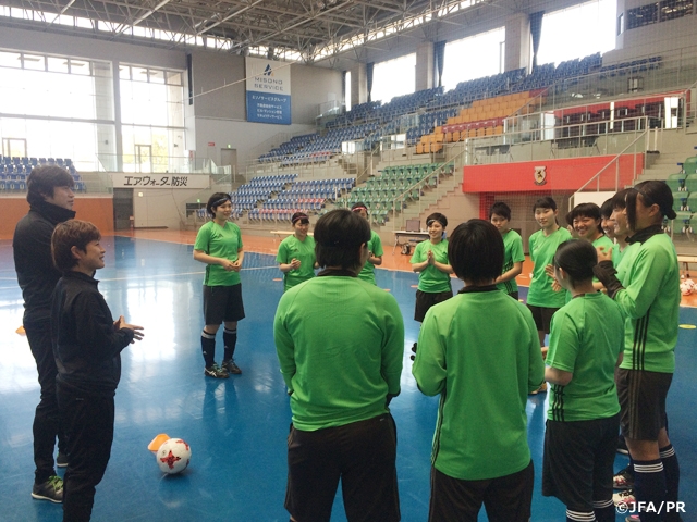 フットサル日本女子選抜　トリムカップ2017に向けてトレーニングキャンプ始動