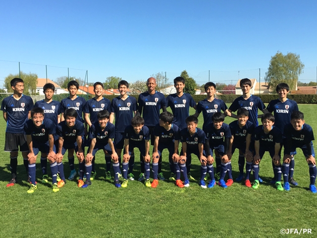 U-16日本代表　フランス遠征活動開始