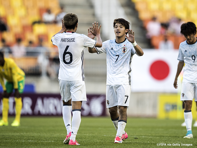 FIFA U-20ワールドカップ 第1戦U-20日本代表2-1でU-20南アフリカ代表に勝利