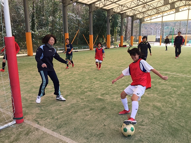 JFAレディース／ガールズサッカーフェスティバル 島根県松江市の松江総合運動公園に、110人が参加！