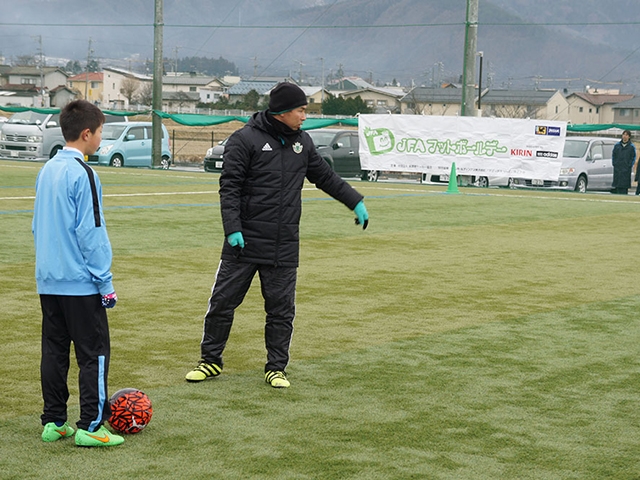 JFAフットボールデー 長野県松本市の松本市かりがねサッカー場に、490人が参加！