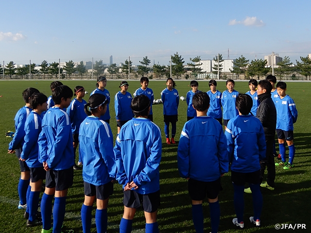 JFAエリートプログラム女子U-14　トレーニングキャンプを大阪でスタート ～JOC日韓競技力向上スポーツ交流事業～