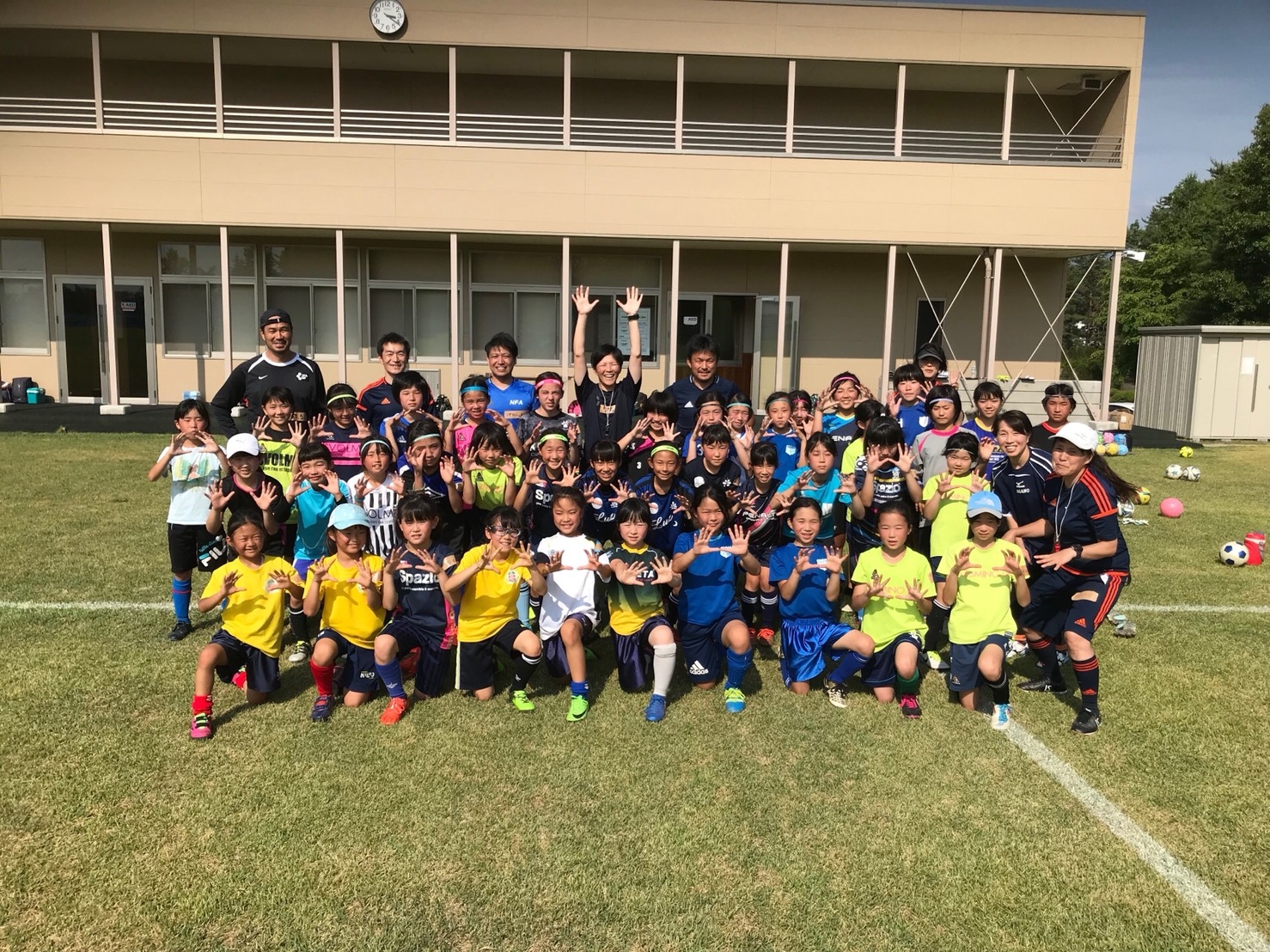 JFAレディース／ガールズサッカーフェスティバル 長野県松本市の松本広域公園サッカー場に40人が参加！