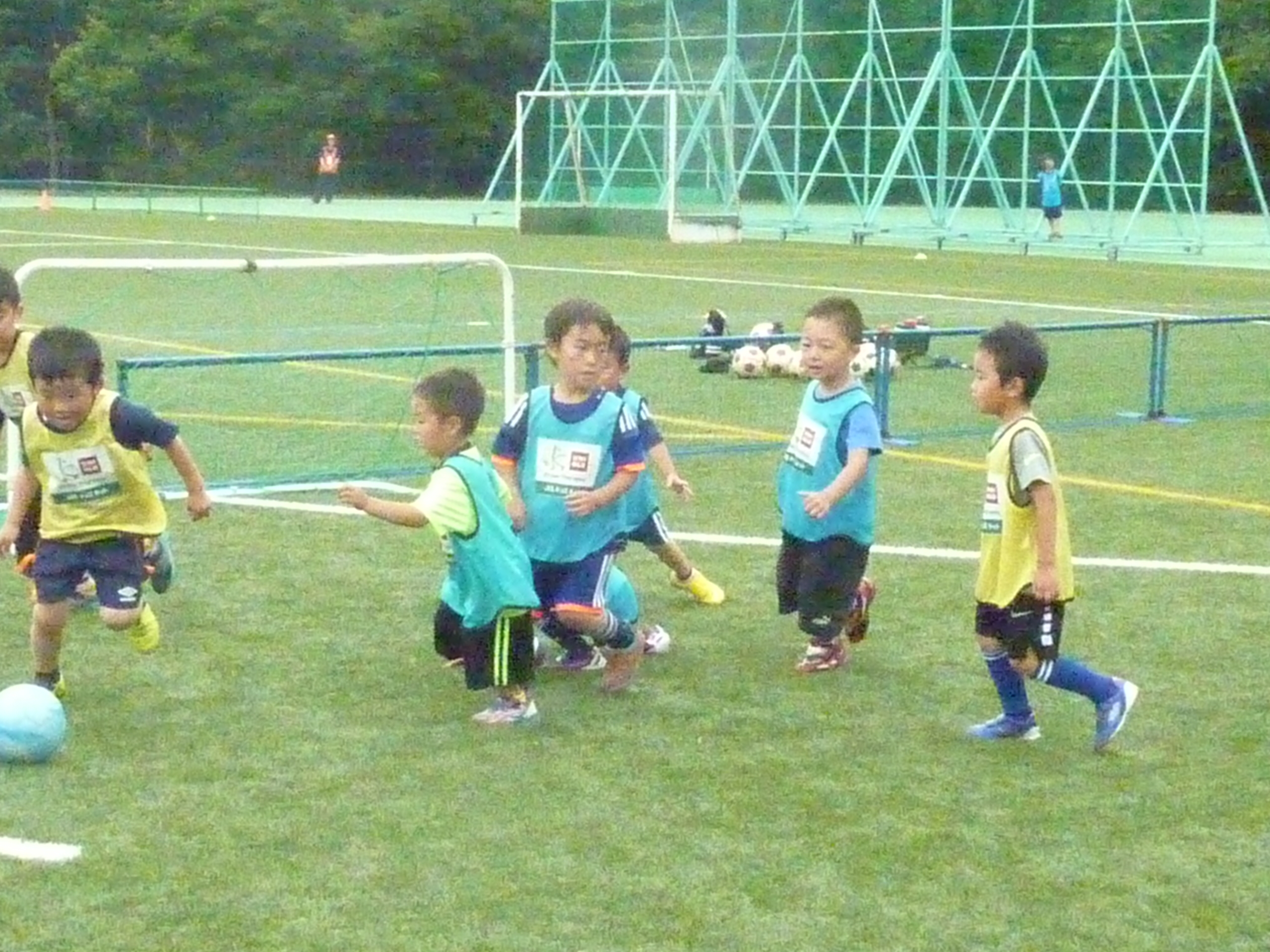 JFAキッズ（U-6/8/10）サッカーフェスティバル 岩手県岩手町の岩手町総合グラウンドに110人が参加！