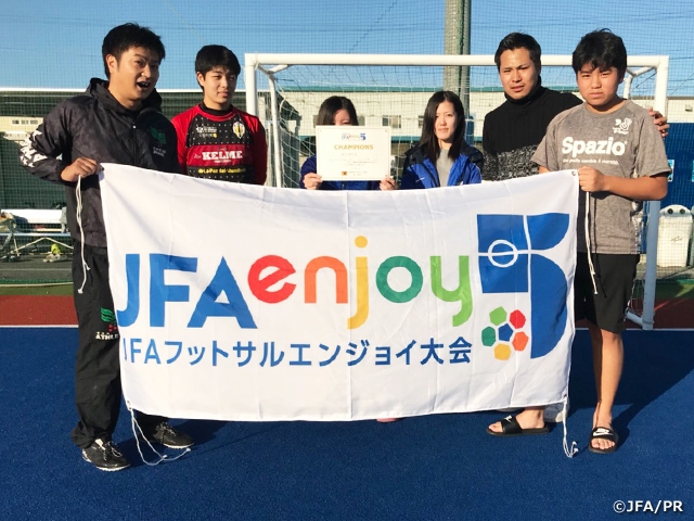 ディノクラブでJFAエンジョイ5 ミックス予選を開催！SAL.MANが優勝！