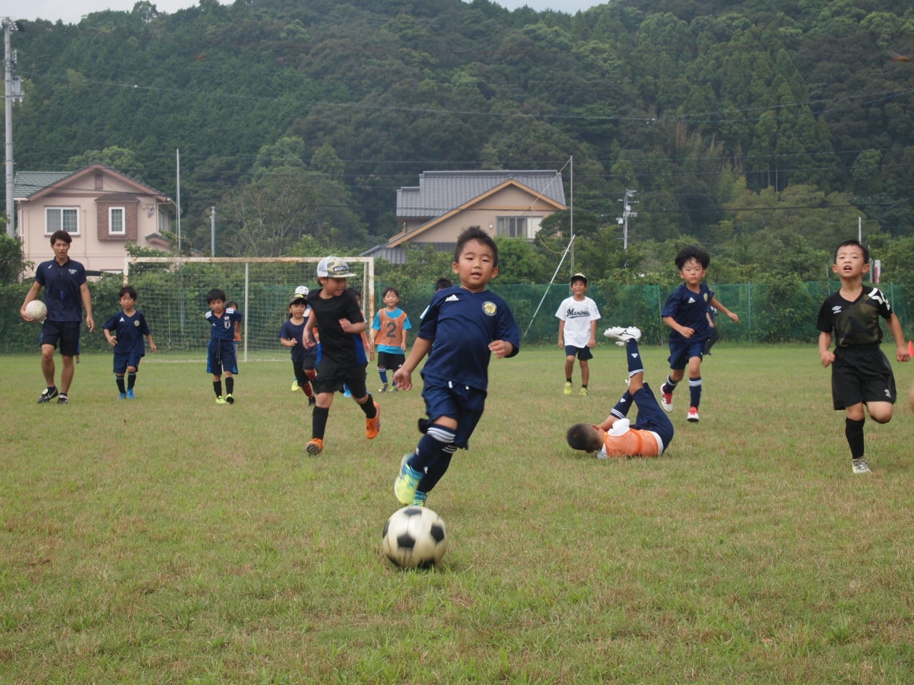 JFAキッズサッカーフェスティバル 徳島県海部郡美波町の旧水産高校グラウンド跡地に108人が参加！