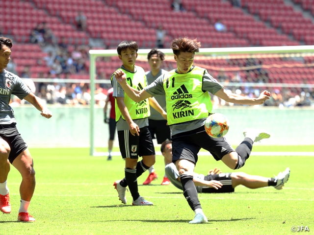 SAMURAI BLUE、試合から一夜明けてエルサルバドル戦へ調整開始 ～キリンチャレンジカップ2019～