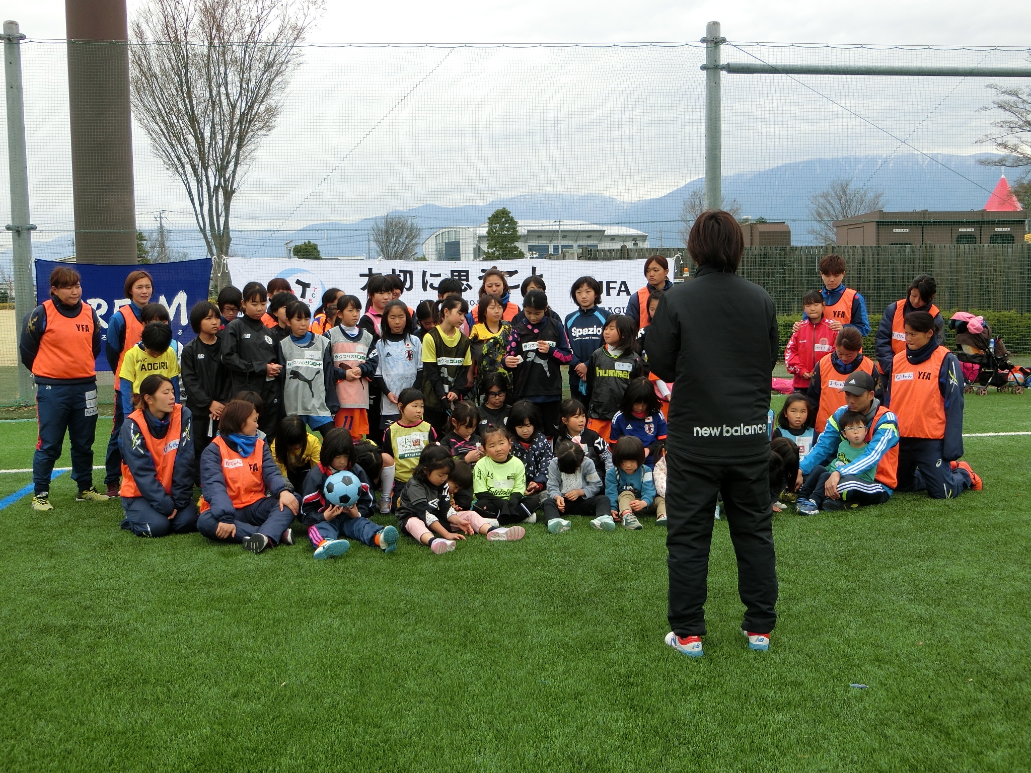 JFAレディース／ガールズサッカーフェスティバル in昭和町押原公園