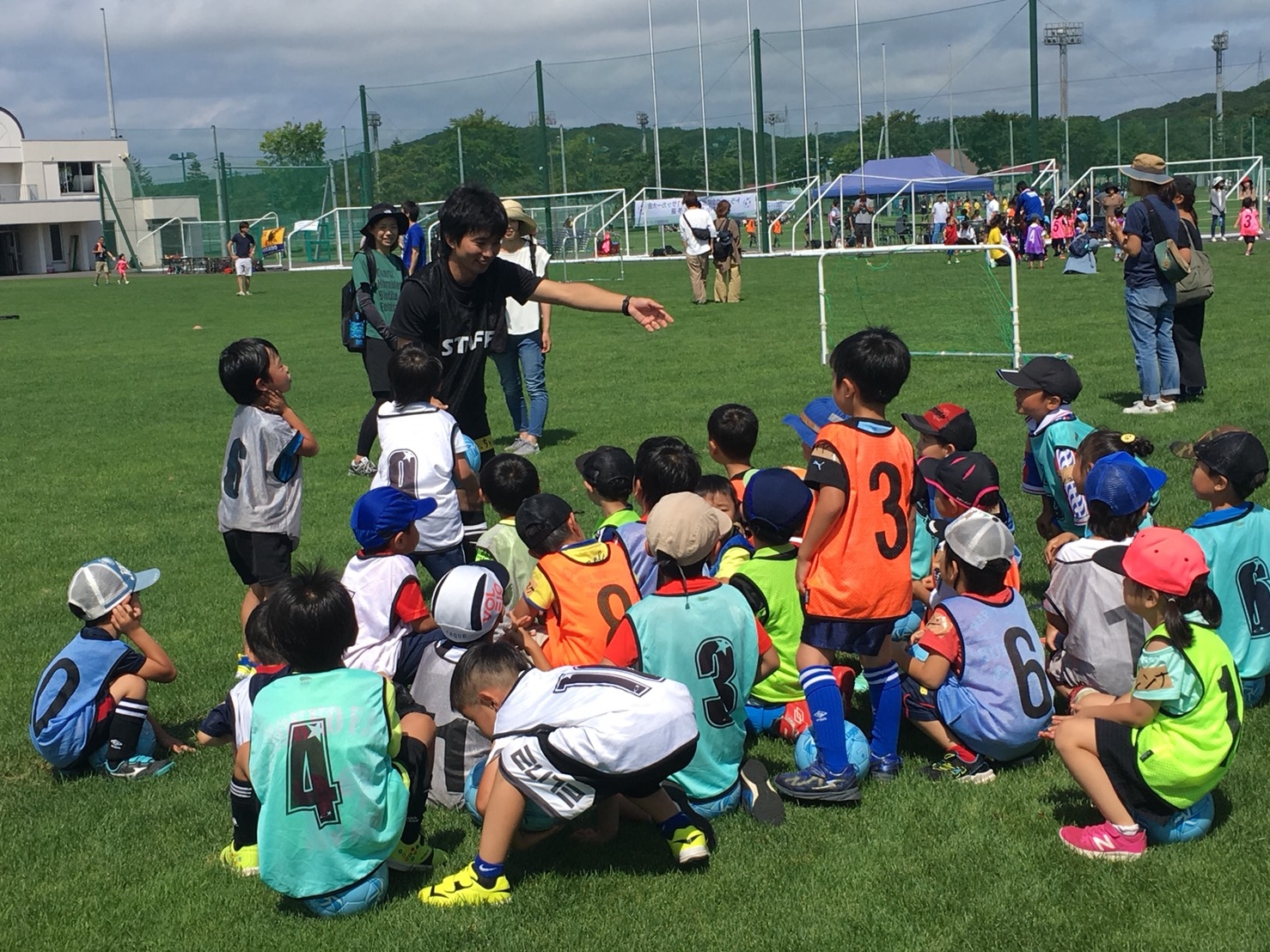 JFAキッズサッカーフェスティバル in 苫小牧市緑ヶ丘公園サッカー場