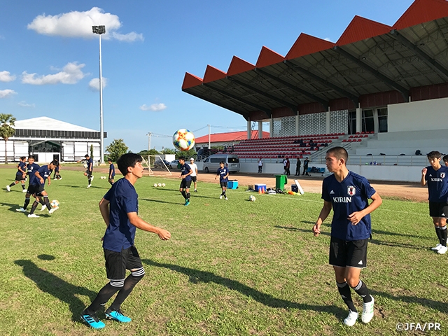 U-15日本代表 初戦ラオス戦に向けてトレーニングを実施 ～AFC U-16選手権2020予選