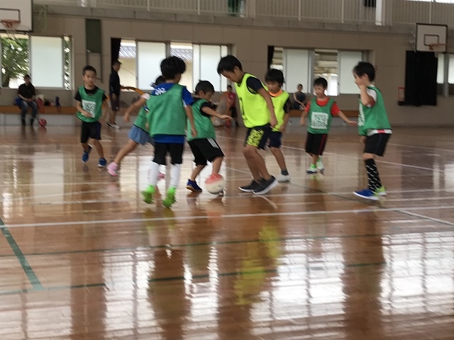 JFAフットボールデー in 美祢市立美東体育館・美祢市立大田小学校体育館