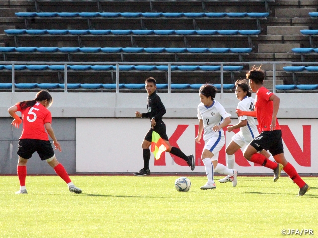 JFAエリートプログラム女子U-14　韓国とのトレーニングマッチに勝利 ～JOC日韓競技力向上スポーツ交流事業～