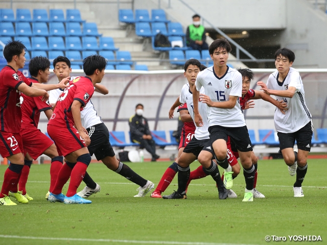 U-15日本代表候補　キャンプ最終日に鹿島アントラーズユースとトレーニングマッチを実施