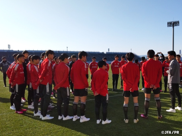 U-15日本代表　平田礼次新監督の下で始動