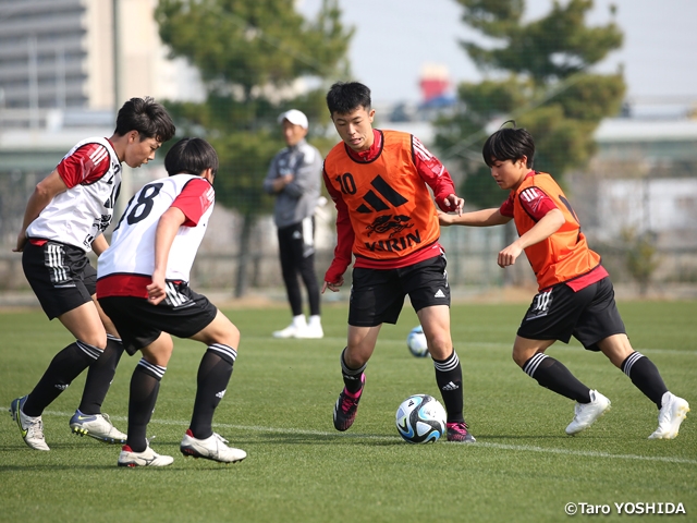 U-15日本代表候補、初めてのトレーニングキャンプが終了