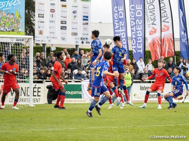 【Match Report】U-16 Japan National Team lose to England in penalties at the 50th Montaigu Tournament Final