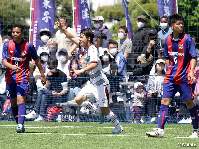 尚志がFC東京とのアウェイゲームで大量得点！今季2勝目を挙げる　高円宮杯 JFA U-18サッカープレミアリーグ 2023EAST第3節