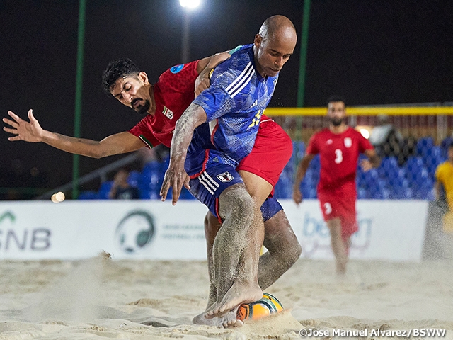 【Match Report】Japan Beach Soccer National Team fail to qualify after losing to IR Iran in the 2nd ANOC World Beach Games Bali 2023 Asian Qualifier