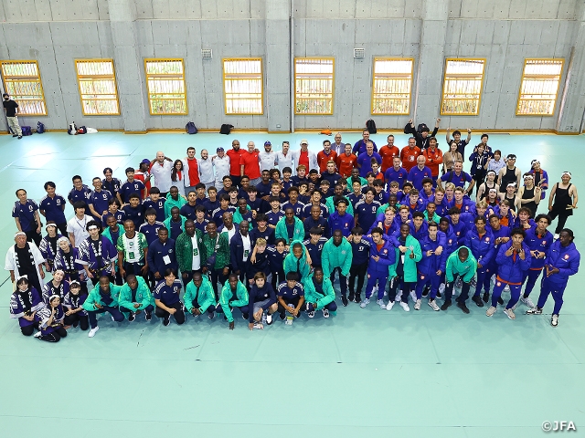 Visits to disaster-affected areas and taiko drumming experience held as part of cultural exchange programme - International Dream Cup 2023 JAPAN