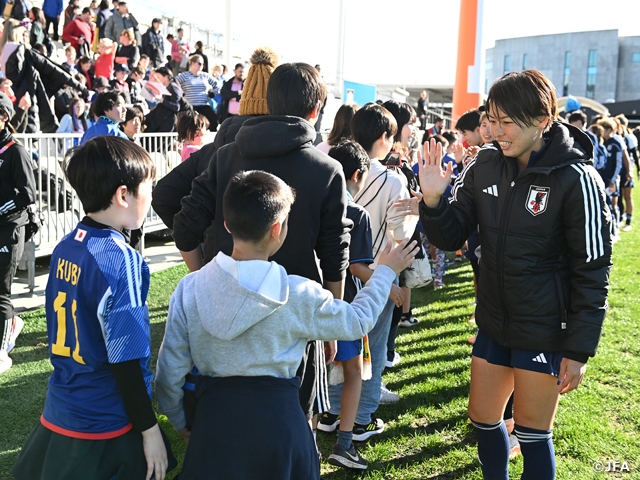 なでしこジャパンとハイタッチ！in北九州を実施　国際親善試合【9.23＠福岡／北九州スタジアム】～FIFA 女子ワールドカップ オーストラリア&ニュージーランド 2023で躍動したなでしこジャパンとピッチレベルでハイタッチしよう！～