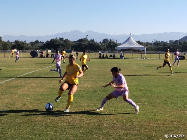 U-16日本女子代表　地元クラブとの練習試合に6-1で勝利しアメリカ遠征を締めくくる