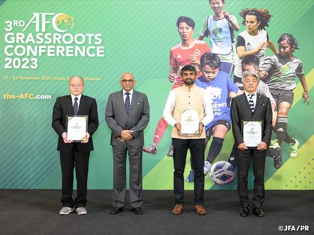 第3回AFCグラスルーツカンファレンス2023でAFC Special Grassroots Awardsを受賞しました