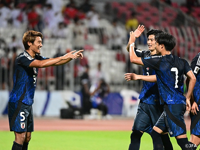 【Match Report】SAMURAI BLUE secure second straight Group C win with a convincing away victory over Bahrain