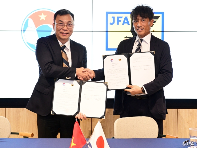 JFA renews partnership with Vietnam Football Federation