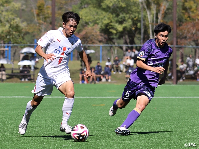 広島と神村学園が勝ち点1を分け合う　高円宮杯 JFA U-18サッカープレミアリーグ 2024第18節