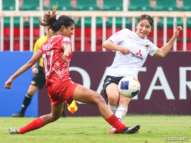 浦和が3戦全勝・無失点でノックアウトステージへ　AFC女子チャンピオンズリーグ 2024/25