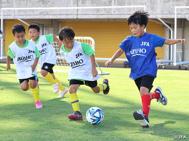 サッカーを通じて子どもたちの健康とみらいへの挑戦に貢献するプログラム「BLUE DREAM みらいスクール」を群馬県で実施